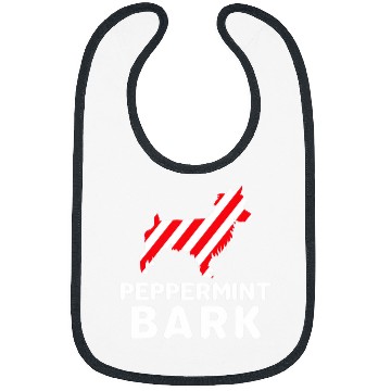 Discover Christmas Dog Peppermint Bark Australian Terrier Funny Bibs