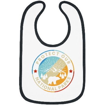 Discover Protect Our National Parks vintages Preserve Retro Hiking Bibs