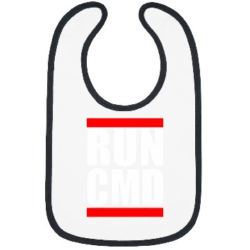 Discover Run CMD Funny Software Developer Programmer 1 Bibs