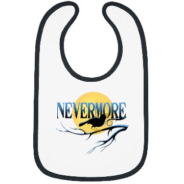 Discover Lacrosse Gift Annie Lang Nevermore Raven Bibs