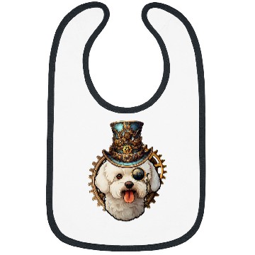 Discover Victorian Steampunk Bichon Frise Bibs