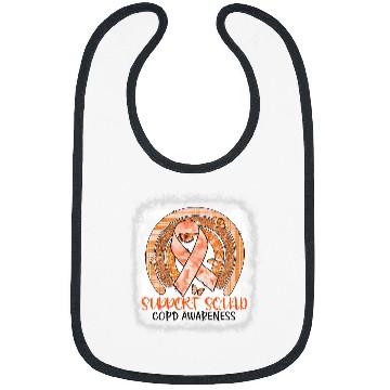 Discover Butterfly Orange Rainbow Support Squad COPD Awareness Bibs