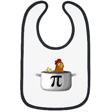 Discover Chicken Pot Pie Math Lover Math and Chickens Pi day Pie Day Bibs