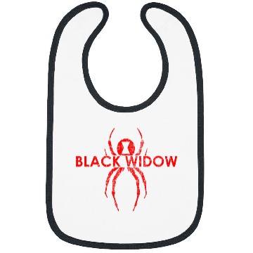 Discover Lacrosse Gift Black Widow Spider Gift 23 Bibs