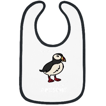 Discover Freaking Awesome Puffin Lover Seabird Lover Puffin Bird Bibs