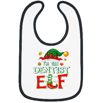 Discover Im The dentists Elf Fun Christmas Dental Tech Bibs