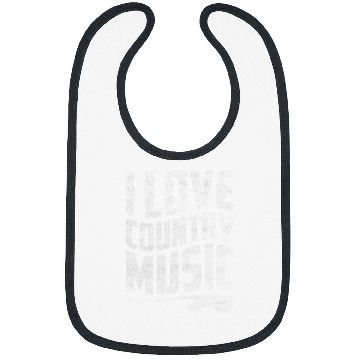 Discover I Love Country Music 4 Bibs