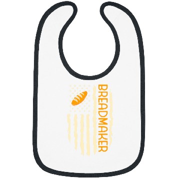 Discover Bread Baking Sourdough Breadmaking American Flag Bibs