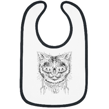 Discover Evil Cat Skull Wicca Gothic Bibs