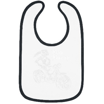 Discover Bad Bunny Funny Easter Retro Motorcycle for Men Bibs