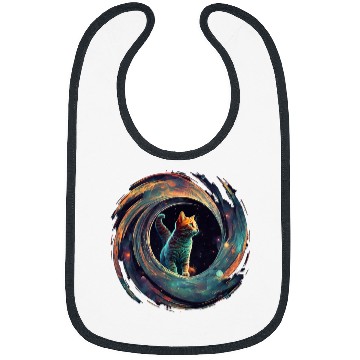 Discover Astronaut Outer Space Kitty on Galaxy Cat Lover Bibs