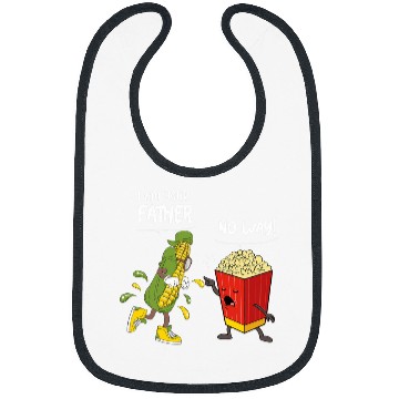 Discover Lacrosse Gift I Am Your Father Popcorn No Way Plant Food Corn Bibs