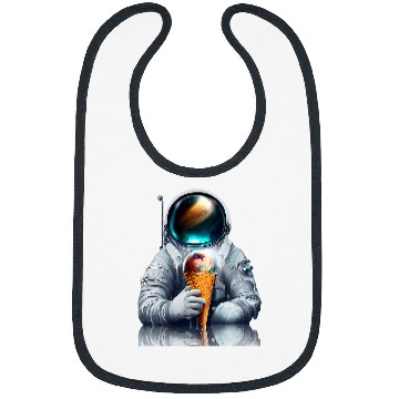 Discover Astronaut Mission is the Ice Cream Waffle Bibs