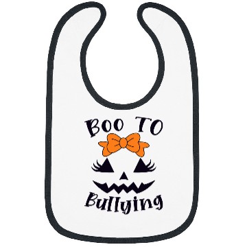 Discover Boo To Bullying ghosts Pumpkin Orange antis Bully Unity Day Bibs