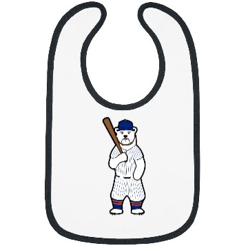 Discover Baseball Polar Bear Pete Bibs