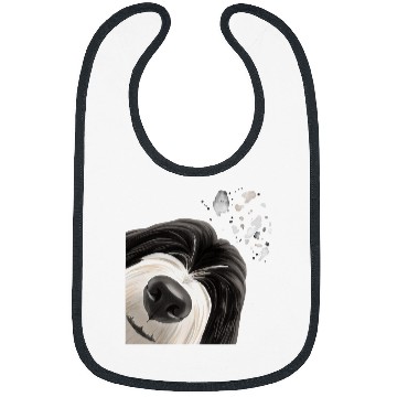 Discover Funny Curious Dog Tibetan Terrier Bibs