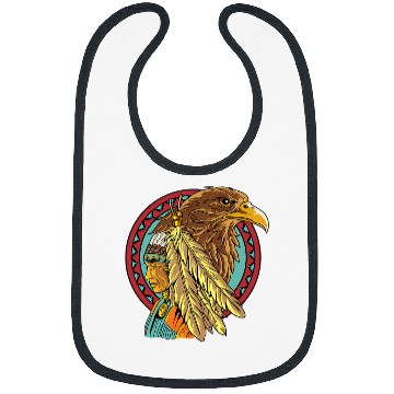 Discover Eagle Native American Indian Pride Bibs