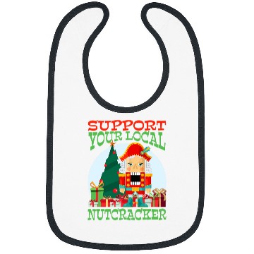 Discover Funny Christmas Ballet Support Your Local Nutcracker Bibs