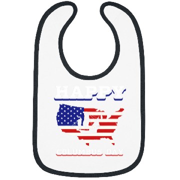 Discover Happy Columbus Day for a Native American Bibs