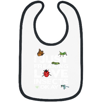 Discover Funny Insect Entomologist Bug Collector Bug Lover Insect Bibs