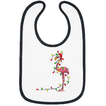 Discover Flamingo Christmas Tree Lights Tropical Fa La La Mingo Tee Bibs