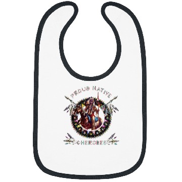 Discover Cherokee Native American Indian Warrior Riding Horse Bibs