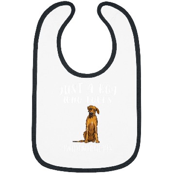 Discover Just A Boy Who Loves Rhodesian Ridgeback Bibs