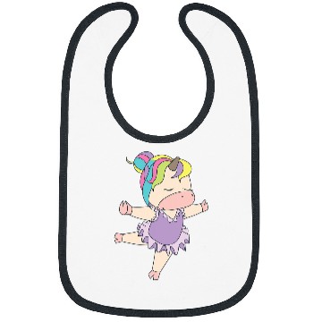 Discover Cool Ballet Dancer Unicorns Funny Classical Dancing Gift 2 Bibs