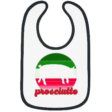 Discover Prosciutto Pig Walking Towards My Happy Belly Bibs