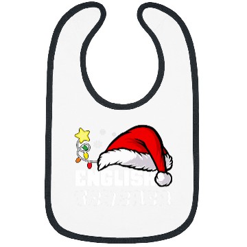 Discover English Teacher Team Fun School Party Group Match Christmas Bibs
