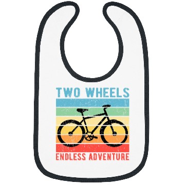 Discover Bicycle Cycling Cyclist Two Wheels Endless Adventure 1 Bibs