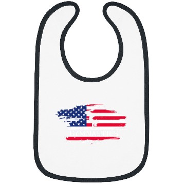 Discover Distressed Gymnastic Flag Gymnast Handstand Novelty Bibs