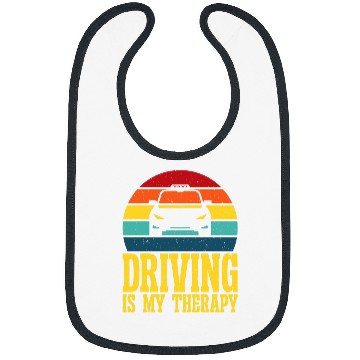 Discover Driving is my Therapy Taxi Driver Bibs