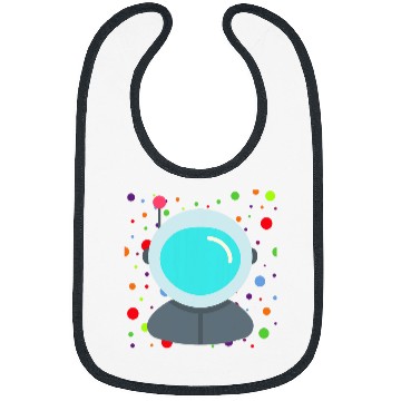 Discover Astronaut Spotted Spotty Dot Colored Spot Dotted Bibs