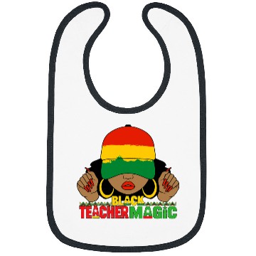 Discover Black Teacher Magic Black History Month Teacher Juneteenth Bibs