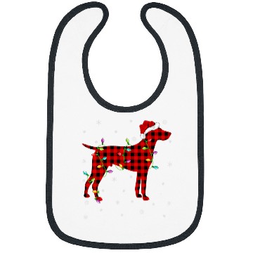 Discover buffalo plaids Matching German Shorthaired Pajama Christmas Bibs