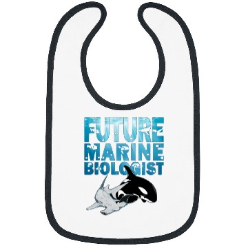 Discover Hammerhead Shark and Orca Future Marine Biologist Gift ocean Bibs