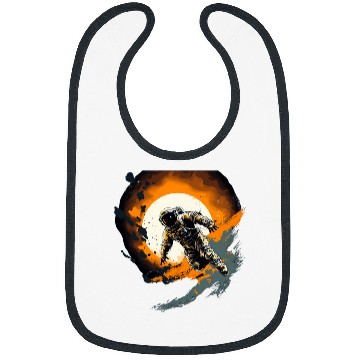Discover astronaut floating in space Galactic spaceman Idea Creative 1 Bibs