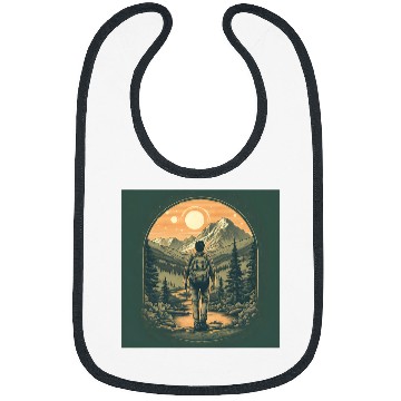 Discover Backpacking Hiking Wanderlust Camping Outdoors Bibs