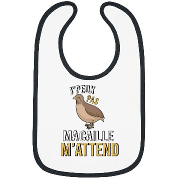Discover Quail Breeding Funny Novelty Gift Idea Bibs
