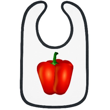Discover Red Bell Pepper Vegetarian Vegetable Bibs