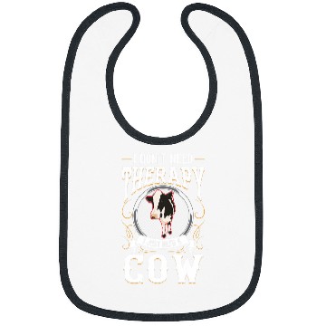 Discover Cow Therapy Cattle Farmer Agriculture Cow Bibs