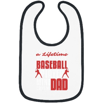 Discover Dad Son Children Boy Baseball Player Softball Bibs