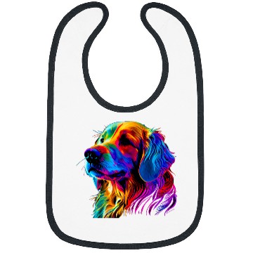 Discover Golden Retriever Designer Bibs