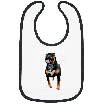 Discover George The Rottweiler Bibs