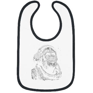Discover ASTRONAUT HELMET MONKEY GRAPHIC Bibs