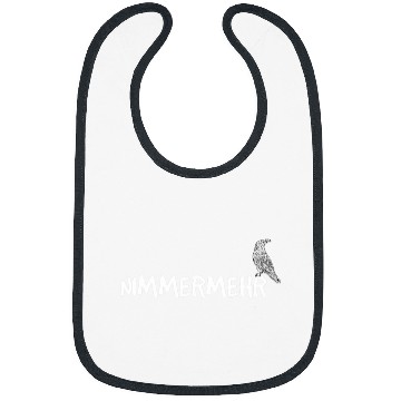 Discover Lacrosse Gift Nevermore Ravens Edgar Allan Poe Bibs