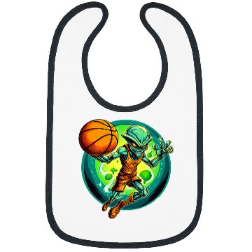 Discover Basketball Alien Bibs