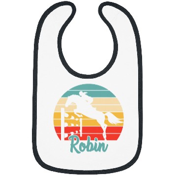 Discover Robin Name Gift 2Equestrian   Robin Horse Girl Bibs
