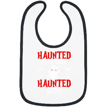 Discover Halloween Baseball Pitcher Softball Catcher Beer Drinking 2 Bibs
